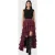 AllSaints Cavarly Maxi Skirt Tawny Port Red