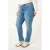 MS Mode straight leg jeans stonewashed light blue denim