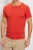 OLYMP Casual T-Shirt ronde hals roest, Effen