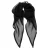 Premier Dames/vrouwenwerk Chiffon Formele Sjaal (Zwart)