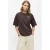 OBJECT T-shirt met backprint donkerbruin