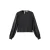 MANGO TEEN gestreepte blousetop met smockwerk – antraciet