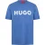 Hugo Heren-T-shirt met Dulivio-logo in contrasterende kleuren (Medium Blauw)