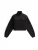 Tommy Jeans Fleece jas  zwart / wit
