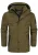 INDICODE JEANS Winterjas ‘Olime’  groen