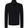 Superdry Jacob Cable Knit Half Zip Trui Heren