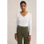 WE Fundamentals basic longsleeve met katoen wit