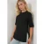 Gestructureerde Ronde Hals Korte Mouwen T-Shirt
