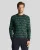 Lyle & Scott heren golfmonogram gebreide ronde hals trui in marineblauw