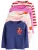 Next Shirt  marine / rosa / rood / wit