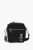 Nylon BEARBRICK crossbodytas met leren afwerking in zwart