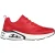 Skechers Heren-sportschoenen met overlay (Rood)