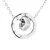 Ketting Hart Oxides Zirkonium Sieraden Zilver 925