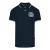 Aquascutum Aldis getipt marineblauw poloshirt