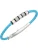 Breil Armband  lichtblauw / zwart / zilver