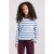 America Today gestreepte longsleeve – lichtblauw
