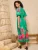 love & roses Jurk  royal blue/koningsblauw / groen / lichtroze / rood