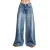 Lage taille vrouwen Palazzo jeans It’s Basic Elephant