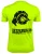 Heren Fitness Functioneel T-shirt met Logo Sport Outdoor Geel