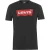 Levis Heren Batwing Logo T-Shirt (Zwart, Rood)