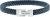 Steel & Barnett Leather Bracelet Archie Blauw heren