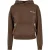 Urban Classics Ladies Small Embroidery Terry Hoody Brown