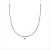 Luxeketting, athat metaallegering en amethist zirkonia 18K vergulde afwerking