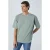 T-shirt met ronde hals, ribstructuur en relaxed fit
