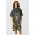 Coolcat oversized T-shirt Royce donkergrijs