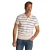 Poloshirts NZA creme met blauwe strepen