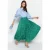 Trendyol Modest Dames Groen Bloemen Maxi Uitlopend rok A-lijn Modest Rokken