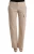 Beige Rechte Casual Broek