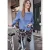 Street One Studio Dames Basic shirt in Blauw