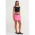 Hoge taille riem gestructureerde mini rok