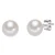 Valero Pearls Oorbellen  zilver / parelwit