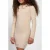 NIK&NIK gebreide jurk – beige