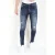 Mario Morato Slim fit jeans met verfspatten mm115