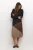 Jurk Feminine black multi