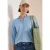 Polo met 3/4-mouwen en knoopdetail
