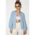 Geborduurd Crew Neck Casual Jacket