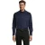 SOLS Heren Brighton Stretch Business Shirt met lange mouwen (Donkerblauw)