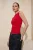 TRENDYOLMİLLA Dames Rood Effen Mouwloos Getailleerd Blouses