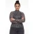 Colourful Rebel Curve top met col met dierenprint bruin