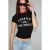 Kort T-shirt met slim fit en ronde hals