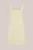 WE Fashion – Dames jurk van linnenmix – Regular fit – Lichtgeel – Livaeco™ Viscose –