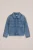 Blue Ridge – Jongens denim overshirt met stretch – Oversized – Lichtblauw – Katoen –