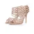 Jimmy Choo lasergesneden strass kooi sandalen