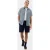 Lerros Casual hemd korte mouw Blauw 2642025/473