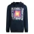 Cavalli Class asymmetrische box-design marineblauwe hoodie