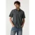 Garcia relaxed casual overhemd met linnen donkerblauw